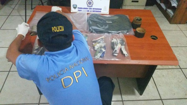 Detienen a supuesto marero con peligroso explosivo