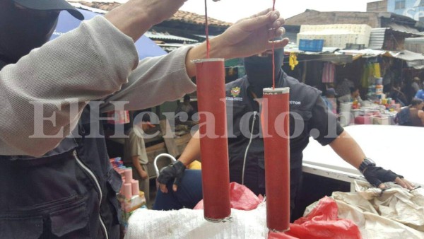 Comayagüela: Asestan primer golpe a la venta de pólvora con fuerte decomiso