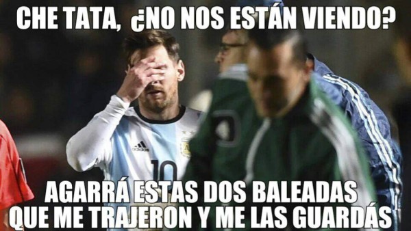 Los divertidos memes del partido entre Honduras y Argentina