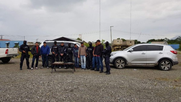 Caen supuestos narcotraficantes con más de dos millones de lempiras en La Ceiba