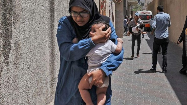 Imágenes impactantes: rostros de miedo y dolor en Israel y Gaza