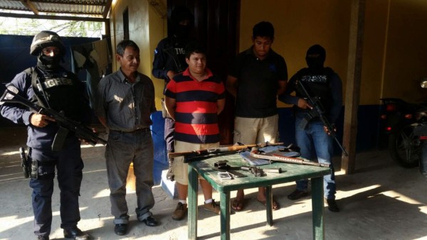 Capturan a cuatro personas acusadas de asesinato en San Esteban, Olancho