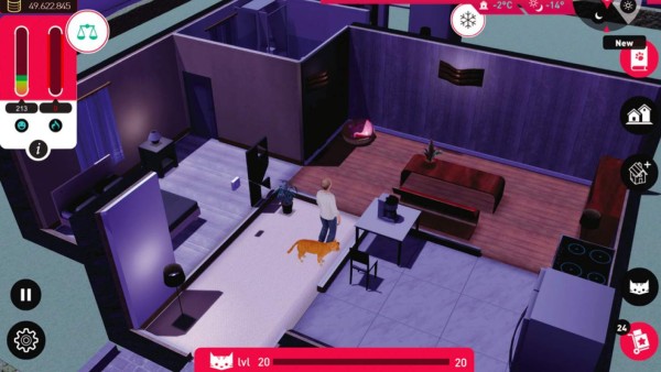 Un gato que enseña a ahorrar energía