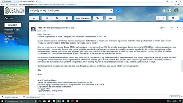 Álgido pleito entre secretario general de la OEA, Luis Almagro, y exvocero de la Maccih, Juan Jiménez Mayor