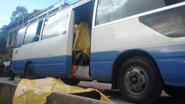 Tres muertos en asalto a rapidito de ruta Suyapa-Mercado