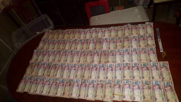Al menos 11 millones de lempiras hallan en casa del supuesto contador de la mara MS-13