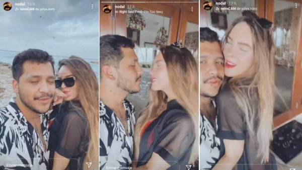 Las románticas fotos de Belinda y Christian a un mes de su romance