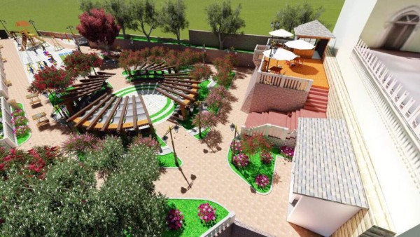 Construyen parque en la Antigua Casa Presidencial