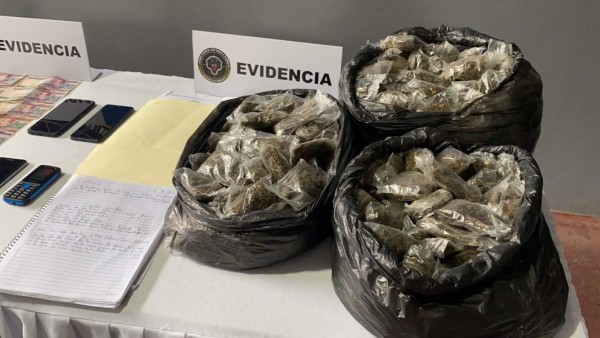 Drogas ocultas, armas y dinero: decomisos a mareros y pandilleros del Valle de Sula (FOTOS)