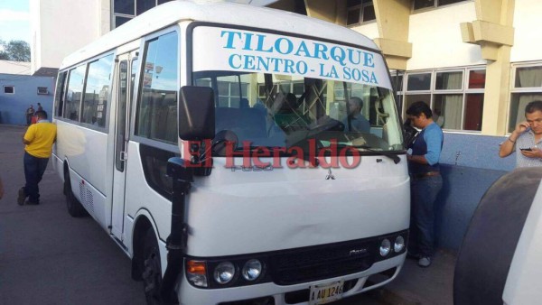 Atentan contra conductor de bus rapidito y se traslada malherido al Hospital Escuela Universitario