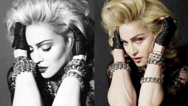 Sorprendentes imágenes de Madonna sin Photoshop