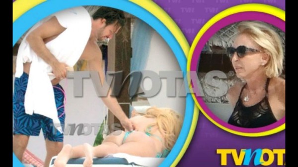 Captan a novio de Laura Bozzo muy cariñoso con su hijastra