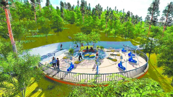 Listos diseños de tres primeras plazas del parque Juana Laínez