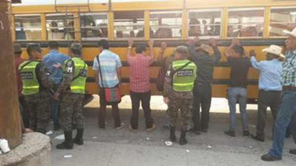 Operativos en sector transporte de la capital de Honduras &nbsp;