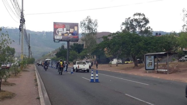 Intensos operativos para dar seguridad a usuarios del transporte en la capital de Honduras