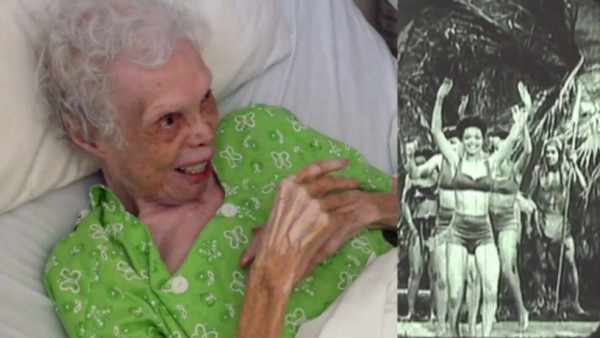 Bailarina, de 102 años, se ve a sí misma bailar por primera vez