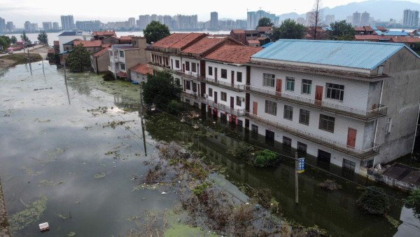Impactantes fotos de las inundaciones en China tras descargar presas