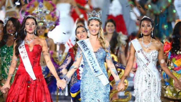 Modelo española de 23 años coronada Miss Mundo en China &nbsp;&nbsp;