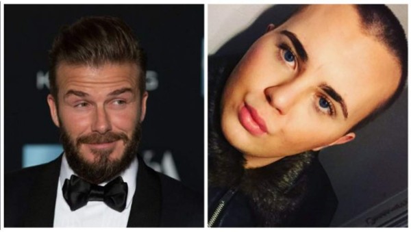 Joven gasta una fortuna por parecerse a David Beckham