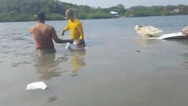 Las imágenes de la avioneta que se estrelló en Roatán y dejó cinco muertos