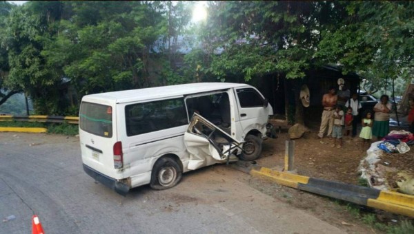 Honduras: Seis heridos deja accidente en Las Vegas, Santa Bárbara