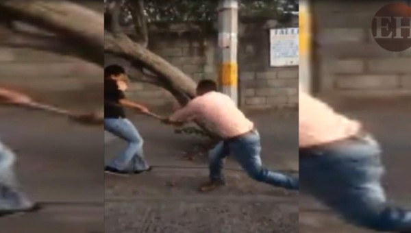 Honduras: Conductores de autobuses se van a los golpes en Choluteca