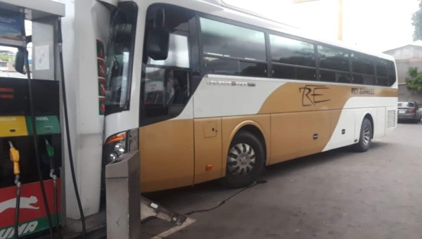 FOTOS: Así quedó la escena del conductor de bus asesinado en Comayagüela