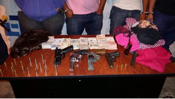 Capturan banda que asaltó cooperativa en el occidente de Honduras