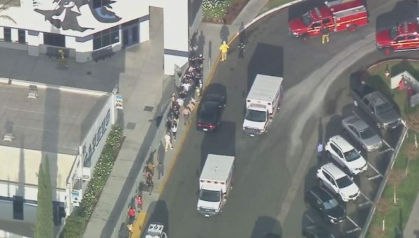 Las primeras imágenes del tiroteo en secundaria de Los Ángeles