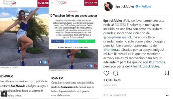 ¡Orgullo! People en Español destaca a Lipstickfables entre una de las 'youtubers que debes conocer'