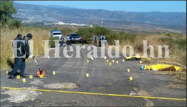 Hallan a dos jóvenes asesinados en la colonia Nuevo Sacramento, salida al norte de Honduras