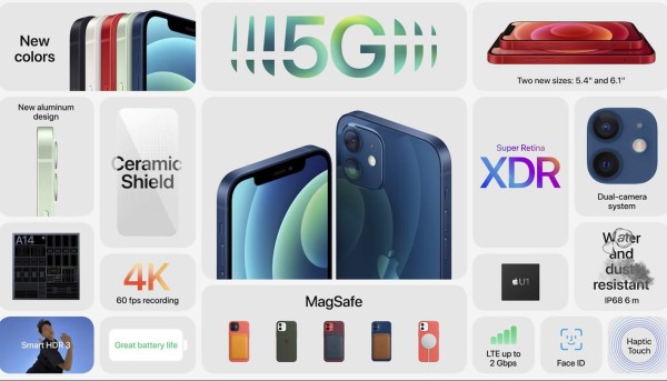 Precio y características: así es el iPhone 12 con conexión 5G