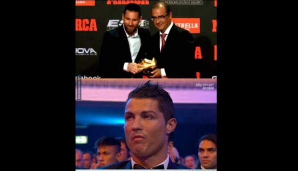 ¡A reír! Messi gana su sexta Bota de Oro y Cristiano es víctima de memes