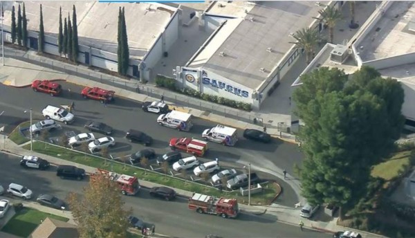 Las primeras imágenes del tiroteo en secundaria de Los Ángeles