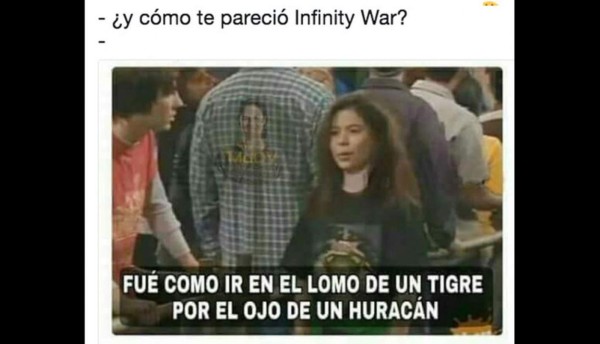 Avengers Infinity War sin spoilers: Los memes que dejó el estreno taquillero