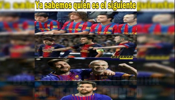 Memes: El capitán Andrés Iniesta anunció su salida del Barcelona y la red se rinde a su adiós