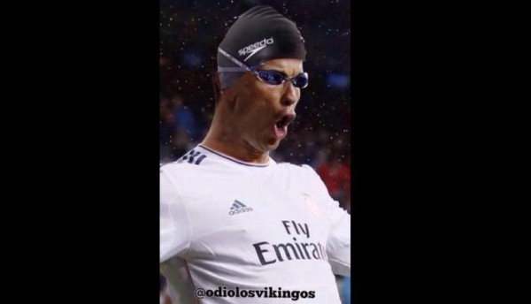 Los mejores memes del 'piscinazo' de CR7 frente al Celta