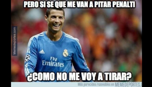 Los mejores memes del 'piscinazo' de CR7 frente al Celta