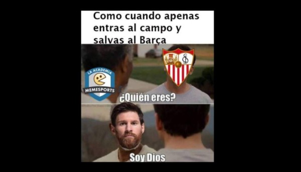 Los mejores memes del empate entre Barcelona y Sevilla en la Liga