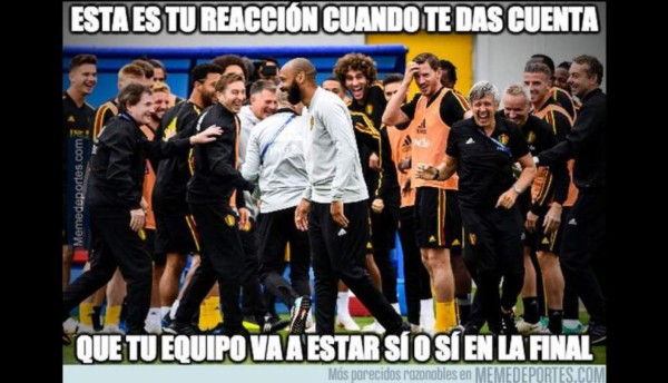 Divertidos memes de la semifinal entre Francia y Bélgica
