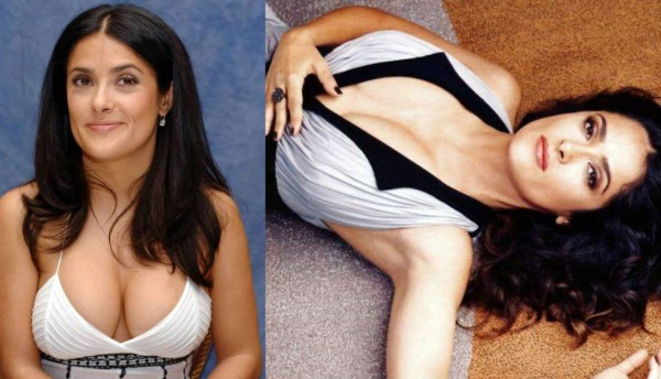 Salma Hayek y sus escotes de infarto que escandalizan internet