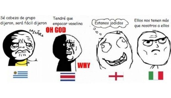 Los grupos del Mundial 2014, versión memes