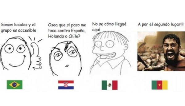 Los grupos del Mundial 2014, versión memes