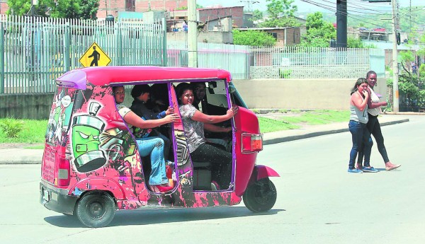 Más de 1,300 mototaxis circulan en las calles del Distrito Central