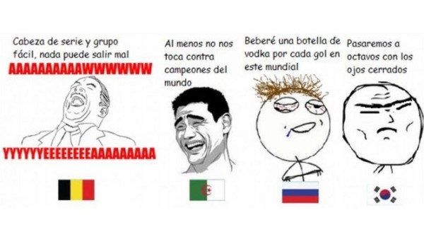 Los grupos del Mundial 2014, versión memes