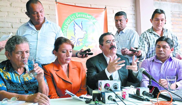 Manuel Zelaya dice que se siente amenazado