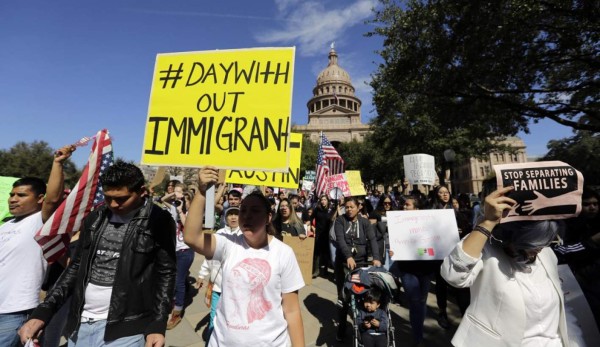 Las mejores imágenes del 'día sin migrantes' en EEUU