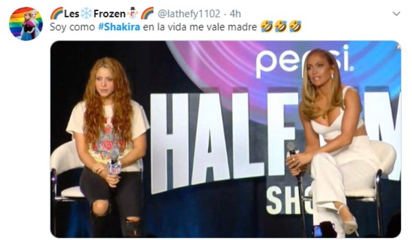 Los memes que dejó el look de Shakira previo al Super Bowl