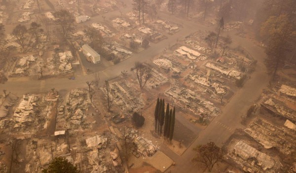 Desgarradoras imágenes de lo que quedó de Paradise, el pueblo en California que fue consumido por los incendios