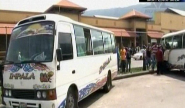 Un conductor herido deja tiroteo en terminal en San Pedro Sula